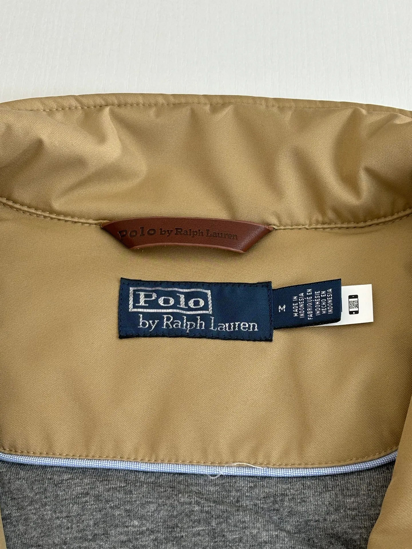P570 Ralph Laure*/Ralph Lauren FW25 Polo gabardine down sleeveless zipper vest jacket Size: S/M/L/XL